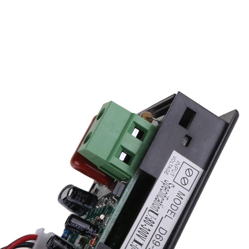 Digital AC 300V 100A LCD Dual Panel Volt Amp Combo Meter +CT 110V 220V 240V