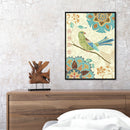 Frameless Flower and Bird Oil Paint by Numbers Kit Drawing Coloring on Canvas