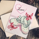 5D DIY Drills Diamond Painting Valentine Greeting Card Party Birthday Gifts