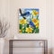 Bird and Flower Oil Paint By Numbers DIY Handpainted on Canvas Wall Art Pic