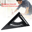 Aluminum Alloy Triangle Ruler Angle Protractor Woodworking Measurement Tools