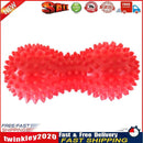 Peanut Shape Massage Fitness Ball Stress Relax Body Spiky Massager (Red) Newly