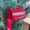 Ornaments Merry Christmas Christmas Pendants Metal Crafts Mailbox Tree Decor