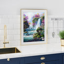 Mountain Stream Waterfall Full Square Diamond Embroidery Rhinestone Painting Art