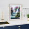 Mountain Stream Waterfall Full Square Diamond Embroidery Rhinestone Painting Art