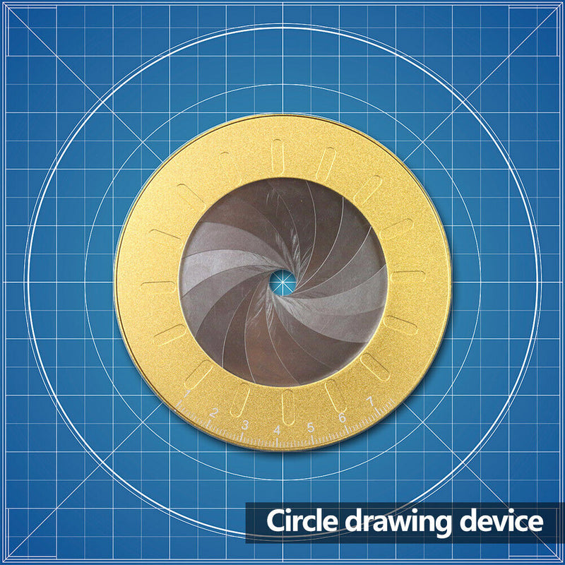 Flexible Circle Drawing Ruler Tool Measuring Rotary Drawing Circular Compass