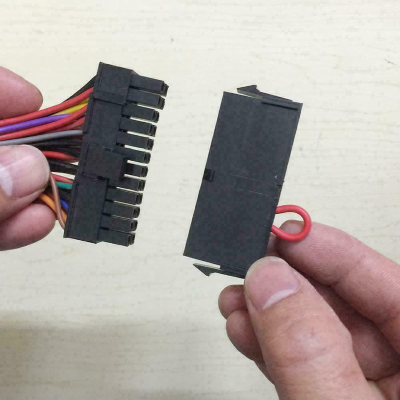 24 Pin Power Supply Jump Start Connector Computer Power Tester Supply O9A1 O2W7