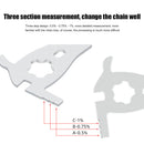 TOOPRE Bicycle Chain Checker Bike Chains Gauge Measuring Ruler (Unmarked) Newly