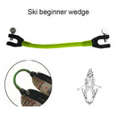 Ski Tip Connector Winter Skiing Turning Training Aid for Beginners (Green) Newly