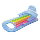 #A Swimming Pool Lounge Chair Water Inflatable Floating Row Air Mat Beach Equipm