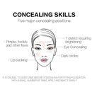 50ml Color Makeup Concealer Waterproof Moisturizing Face Shimmer Cosmetic P5D2