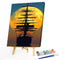 Sunset Vessel Oil Painting By Numbers DIY Frameless Picture On Canvas Craft
