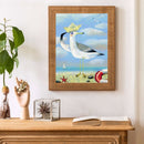 Captain Seagull Oil Paint By Numbers DIY Craft Coloring Drawing Home Decoration