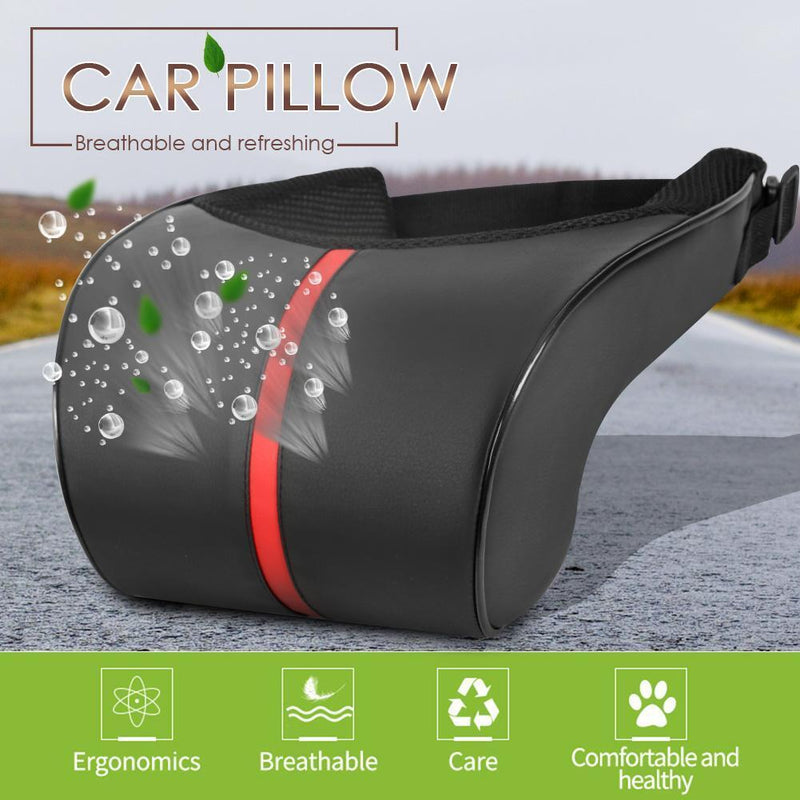 Car Auto Neck Pillow Memory Foam Seat Headrest Neck Head Rest Cushion Stand