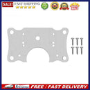 Stainless Steel Hinge Repair Plate Plate Installer Kit for Cabinet Window D