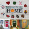 Wooden Wall Hanging Board Signs Door Hanger Plaque Holiday Doorplate Pendants