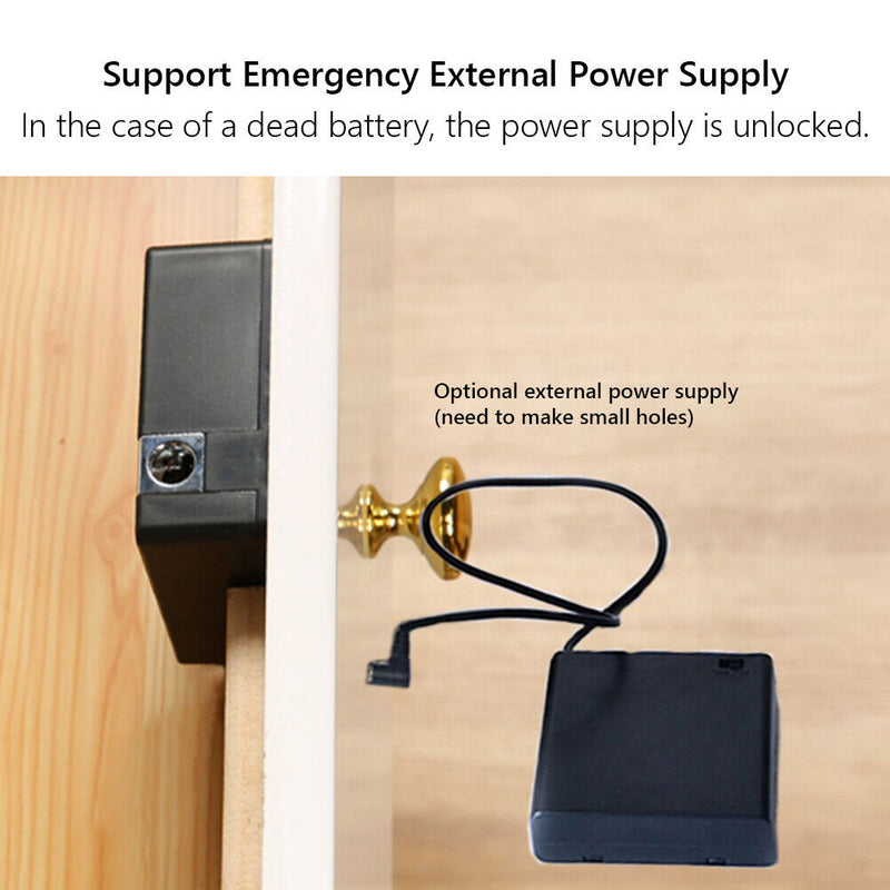 T8 Intelligent IC Card Cabinet Locker Unlock Smart Wooden Door Drawer Lock Newly