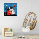 5D Diamond Painting Dog Full Round Drill DIY Wall Art for Living Room Home Decor