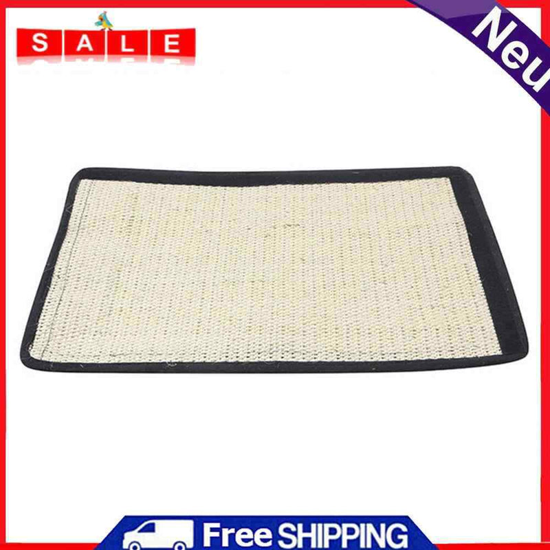 Case Sisal Foot Mat Play Toys Cat Scratch Pad Board Protective Carpets Furniture