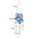 DIY Diamond Painting Light Catcher Hanging Crystal Wind Chime (Owl) Newly