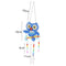 DIY Diamond Painting Light Catcher Hanging Crystal Wind Chime (Owl) Newly