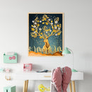 Golden Deer Oil Paint By Numbers Kit DIY Home Decoration Gift Wall Art Pictur