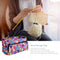 Large Capacity Yarn Clothes Storage Square Bags Geometric Embroidery Portable Cr