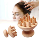Wooden Massage Comb Acupoint Massage Claw Scalp Massage Anti-hair Loss Z7R6