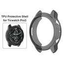 Soft TPU Case for TicWatch Pro 3 Pro 3 Lite Smartwatch Accessories (Black) Newly