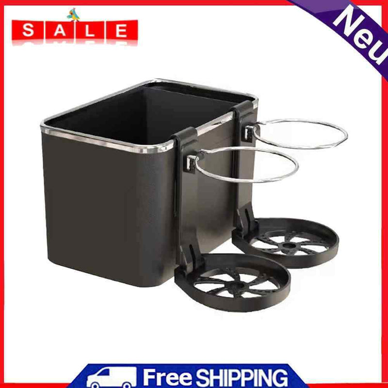 Multifunction Car Tissue Storage Box Phone Bottle Cups Holder Foldable Organizer