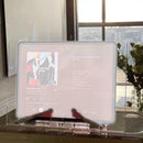 Acrylic Book Stand Tablet Ipad Display Reading Rest Holder Folding Z3T9