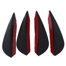 4PCS/Set Universal Car Styling Decoration Accessories Front Bumper Stickers Trimming