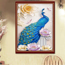 5D DIY Full Drill Diamond Painting Peafowl Cross Stitch Embroidery Mosaic