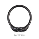 4 Digit Combination Bicycle Security Lock Anti Theft Cable Lock (Black) Newly