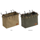 Camping Table Side Storage Bag Multifunction Canvas Bag with Hook (Khaki)