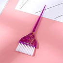 Water Crack Pattern Hair Coloring Brush Hairdressing Dye Brush (Purple) Newly