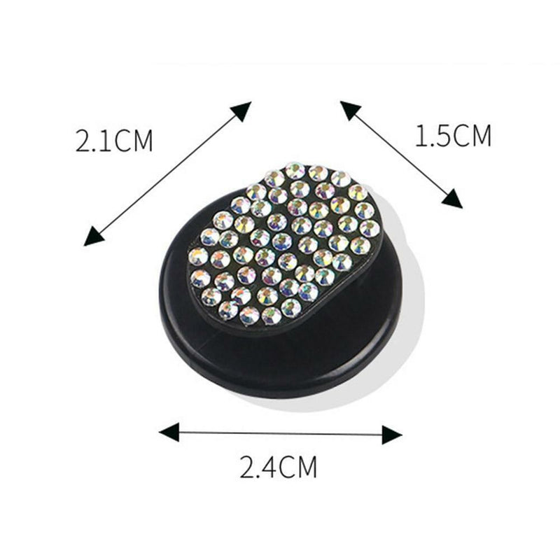 Bling White Self Adhesive Car Hook Wall Hanger for Dashboard Holders Organizers