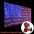 Flag Net Light Independence Day American Flag Lights With 420 Super Bright LEDs