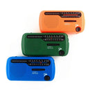 Solar Hand Crank Radio AM/FM Radio with LED Flashlight for Outdoor (Blue)