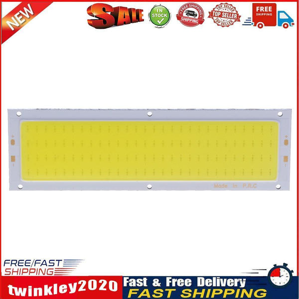 12V 10W COB Panel Light LED Strip Light Lamp Bulb 120X36mm White Light Newly