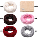 Winter Warm Outdoor Bib Plus Velvet Collar Scarves Face Cover Neck Warmer Scarf