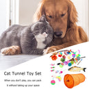 28pcs Funny Cat Kit Channel False Mouse Ball Mint Fish Feather Stick Pet Do
