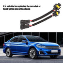 2pcs H11 H9 H8 Extension Wiring Harness Sockets Wires for Headlights Fog Lights