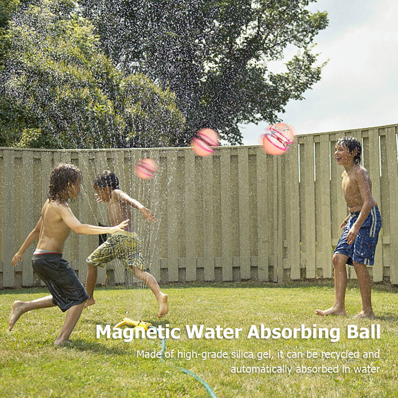 #A 70mm Magnetic Water Bomb Balloons Soft Self-Sealing Beach Party Water Fight G