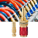 Water Cooled Gas Adapter Quick Connector for MIG TIG Welding Torch (Red) Newly