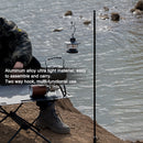 Outdoor Camping Hiking Foldable Light Post Pole Kit Detachable Lantern Stan