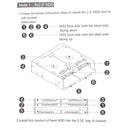5.25 to 3.5 inches Computer Optical Bay Drive Slot Case Adapter Mounting Newly
