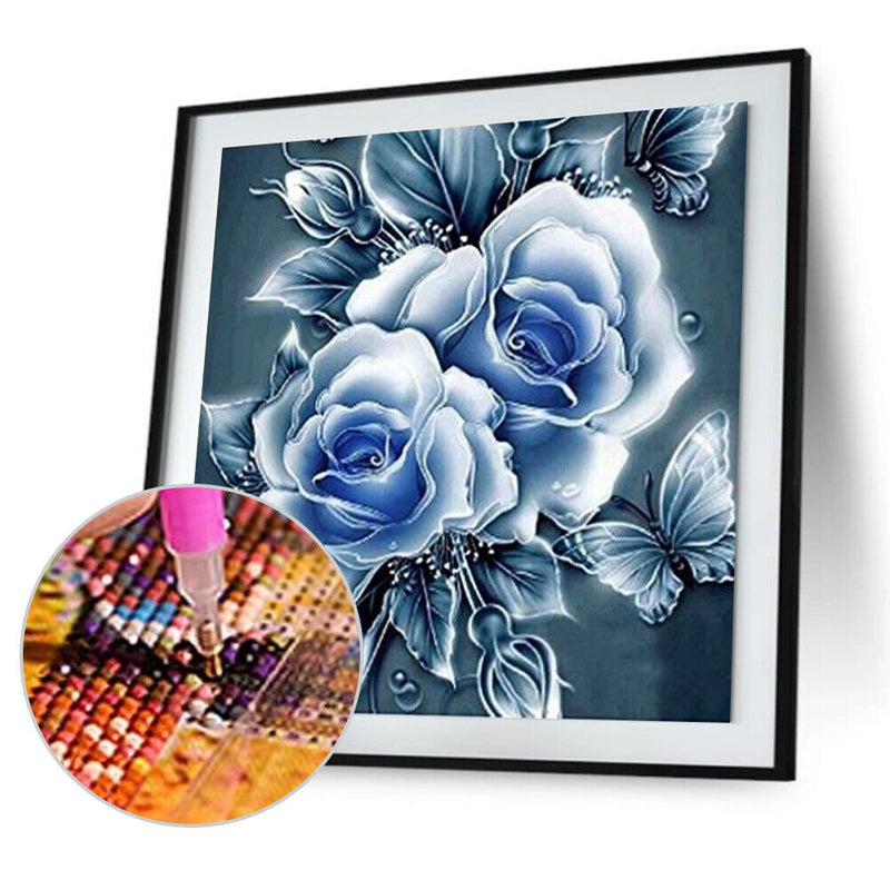 Rose 5D Diamond Painting DIY Mosaic Cross Stitch Kit for Home Embroidery