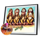 5D Diamond Painting Animal Full Round Drill DIY Wall Art Crafts Home Decora
