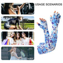 Outdoor Sports Running Cycling Sunshade Arm Cover Ice Arm Sleeves for Men W